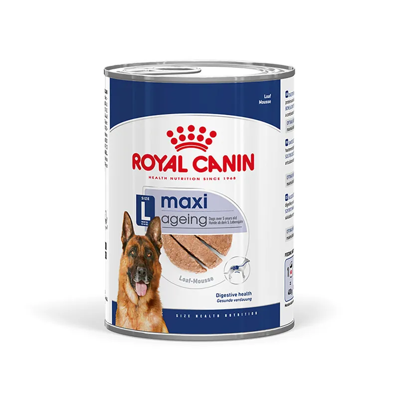 ROYAL CANIN Size Health Nutrition Maxi Ageing Loaf Can 410 g Neue Ware